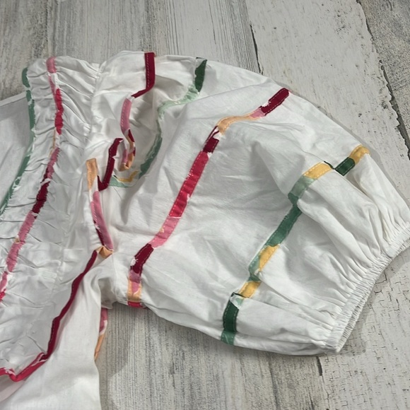 Storia Rainbow Striped Dress Size Small - Picture 8 of 11